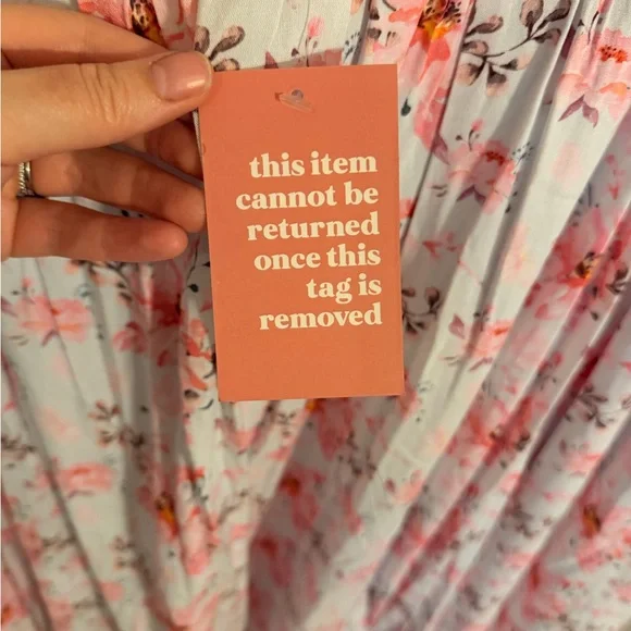 Ivy City Pink Floral Square-Neck Midi Dress - Picture 5 of 10